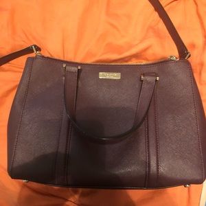 Kate spade eggplant purse